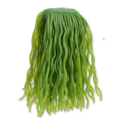 YJIUYUANQ Squirmy Wormy Fly Tying Material Soft Silicone for San Juan Worm Body Nymph Fly Grub Trout Fishing Accessory, 60 Strands/pc, Olive Color