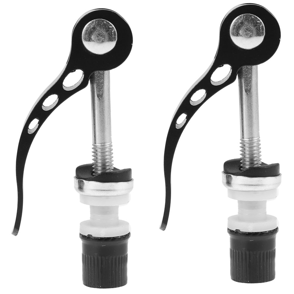 BESPORTBLE 2pcs Bike Seatpost Clamp Aluminum Alloy Quick Release Seat Post Collar for Folding Easy Installation Lightweight Design Secure Fixing for Seat Post Stability