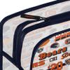 FOCO Chicago Bears NFL Repeat Retro Print Clear Cosmetic Bag view 4