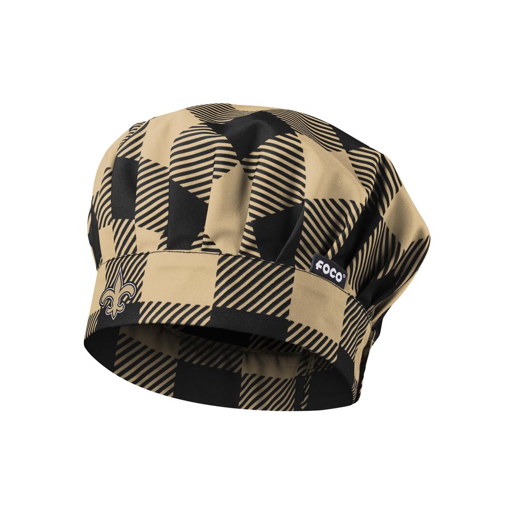 FOCO New Orleans Saints NFL Plaid Chef Hat