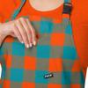 FOCO Miami Dolphins NFL Plaid Apron Chef Hat Oven Mitt 3 Piece Set view 4