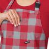 FOCO Ohio State Buckeyes NCAA Plaid Apron view 4