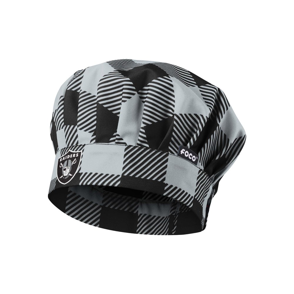FOCO Las Vegas Raiders NFL Plaid Chef Hat