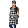 FOCO Las Vegas Raiders NFL Plaid Chef Hat view 2