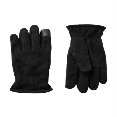 GAP Mens Cozy Fleece Gloves True Black V2 ONE SIZE