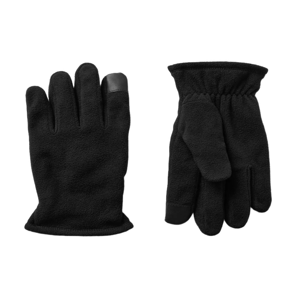 GAP Mens Cozy Fleece Gloves True Black V2 ONE SIZE