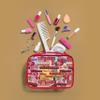 FOCO San Francisco 49ers NFL Repeat Retro Print Clear Cosmetic Bag view 2