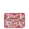 FOCO San Francisco 49ers NFL Repeat Retro Print Clear Cosmetic Bag view 3