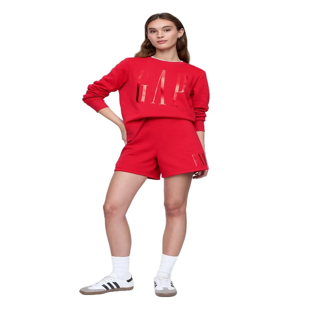 GAP Womens Logo Short Modern Red XXL