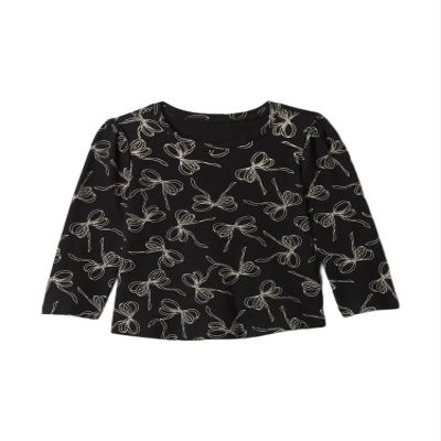 GAP Baby Girls Long Sleeve Swing Tee True Black 6-12M