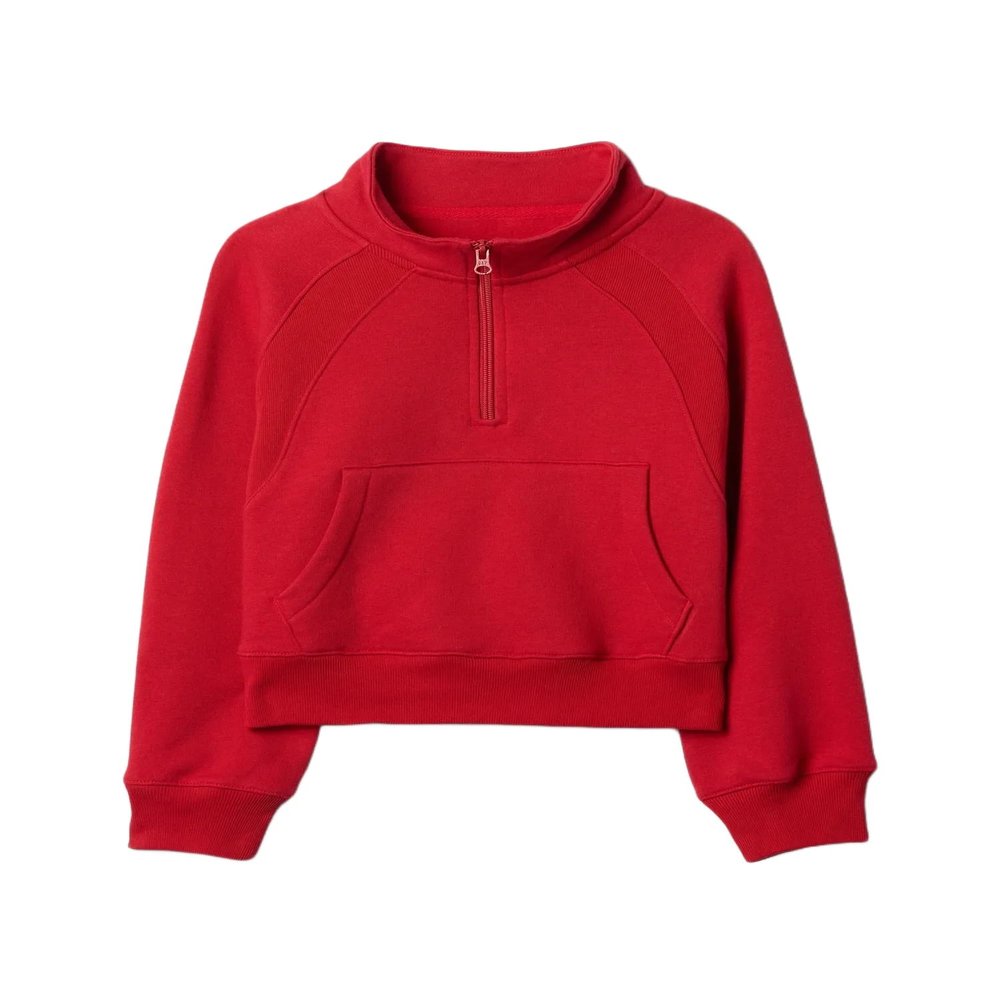 GAP girls Half zip Top Modern Red XL