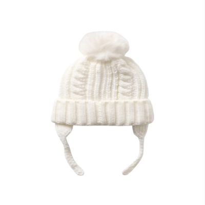 GAP Boys Cable Beanie New Off White 6-12M