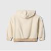 GAP Boys Oversized Performance Hoodie Ivory Frost XXL REG view 2