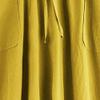 WomenS Boho Elastic Waist Asymmetric Maxi Long Skirt Dress Pleated A-Line Flowy Swing Beach Skirt with Pockets (X-Large,Yellow) view 3