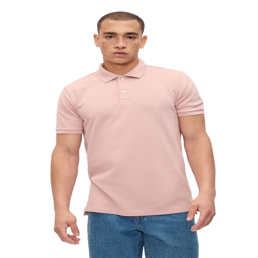 GAP Mens Stretch Pique Polo Shirt Antique Pink S