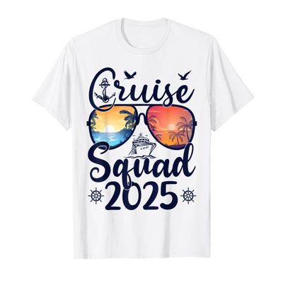 Cruise Squad 2025 Summer Vacation Matching Family Cruise T-Shirt