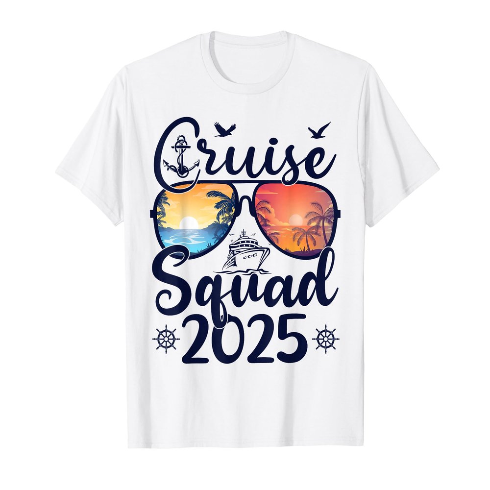 Cruise Squad 2025 Summer Vacation Matching Family Cruise T-Shirt