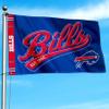 Buffalo Bills Script Logo Premium Flag view 3