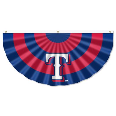 WinCraft Texas Rangers Bunting Pleated Fan Banners