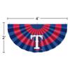 WinCraft Texas Rangers Bunting Pleated Fan Banners view 2
