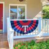 WinCraft Texas Rangers Bunting Pleated Fan Banners view 3