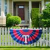 WinCraft Texas Rangers Bunting Pleated Fan Banners view 4