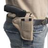 Barsony Desert Sand OWB Belt Holster for Kimber K6S DASA 4" Right view 2