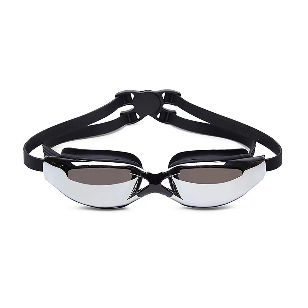 GoblinLove Swim Goggles, Swimming Goggles No Leaking Full Protection Electroplated myopic swimming goggles Adult Men Women Youth, Medium, Black