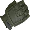 Evike Airsoft - Matrix Half Finger Rubber-Shell Tactical Gloves (Color: OD Green/XL-XXL) view 1