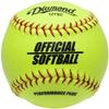 Diamond Sports Diamond 12"" 12YSC Optic Yellow Synthetic Covers- 12 Balls view 1