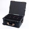 Black Pelican 1610 Case with Desert Tan Handles & Latches view 1