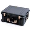 Black Pelican 1610 Case with Desert Tan Handles & Latches view 2