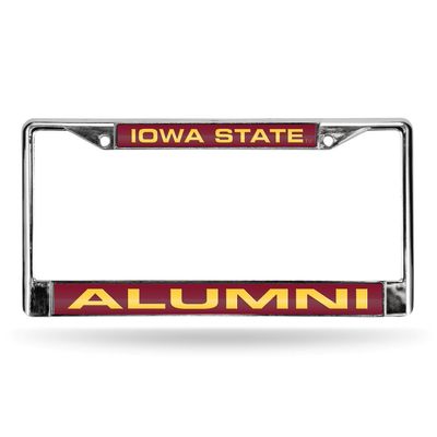 Rico Iowa State Cyclones Chrome Metal Alumni License Plate Frame Holder