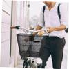 KOMBIUDA Bike Rack Basket Front Bicycle Basket Handlebar Accessory Large Storage Capacity Easy to Clean view 3