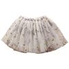 Birthday Dresses for Baby Girls Soft Tutu Skirt Toddler Party Girl Mesh Tutu Flower Embroidered (Grey, 12-18 Months) view 1