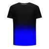 2024 Shirts for Men Short Sleeve Casual Stylish Crewneck Shirts Big and Tall Print Graphic Tee Shirts Summer Pullover Peime s2024 Men Blue L view 3