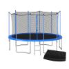 LeffEase Replacement 15FT Round Accessory Trampoline Net with 10 Poles -NET ONLY view 1