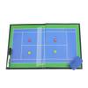 Generic Tennis Coaching Board Coaches Clipboard Tactical Magnetic Board Kit with Dry Erase, Marker Pen, PU Magnetic Clipboard, 42x27cm, DTLPPANCA-42X27CM view 1