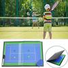 Generic Tennis Coaching Board Coaches Clipboard Tactical Magnetic Board Kit with Dry Erase, Marker Pen, PU Magnetic Clipboard, 42x27cm, DTLPPANCA-42X27CM view 2
