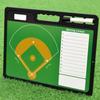 NineFit Basics Baseball Tactics Board Coaching Board Reusable Baseball Lineup Board with Double Sides, Ball Sport Court White Board for Dugout for Baseball Field, Training Ground, 42cm*32cm view 1