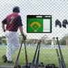 NineFit Basics Baseball Tactics Board Coaching Board Reusable Baseball Lineup Board with Double Sides, Ball Sport Court White Board for Dugout for Baseball Field, Training Ground, 42cm*32cm view 2