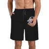 ETSDJ Ukraine Swim Trunks Men's Quick Dry Shorts Summer Beach 9" Board Shorts White view 1