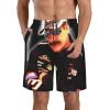 ETSDJ Dale Earnhardt Sr #3 Swim Trunks Mens Quick Dry Swim Trunks Summer Beach 9"" Swim Trunks White, Small view 1