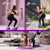 Pilates bar kit Multiple Fitness bar with Resistance Bands, Ab Rollers.Core Strength Training Equipment. Squat Machine for Men and Women.Portable Home Gym Pilates bar kit for Full Body Training Women view 4