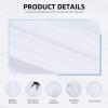 ETSDJ Bitcoin Logo Swim Trunks Man's Quick Dry Board Shorts Summer Beach 9"" Board Shorts White, Medium view 4