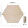 Walkervo 1.2 Inch Self-Inflating Sleeping Pad for Camping Insulated and Moisture-Proof Camping Mattress Pad Compact & Lightweight Camping Sleeping Mat for Car Backpacking Hiking Tent Traveling,Khaki view 2
