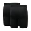 Runceptual Youth Boys' Compression Shorts - Performance Spandex Athletic Underwear for Basketball with Side Pocket (US, Alpha, X-Small, Regular, 2 Pack:BlackBlack) view 2