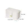 Portable Travel Mini Jewelry Box PU Leather Organizer Box Leather Jewellery Ring Lipsticks Organizer Case Storage Box Gift for Girls Women view 2