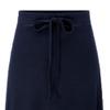 Generic Women'S Stylish Comfy Fold-Over Flare Maxi Skirt Beach Long Maxi Skirt Ruched Split High Waist Bodycon Skirt (Large,Dark Blue) view 2