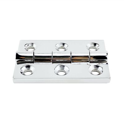 EYPVCLST Boat Accessories Stainless Steel 316 50 * 75mm Cast Boat Caravan RV Deck Hinge Cupboard Cabinet Drawer Door Strap Butt Hinge Furniture Hardware for Marine Boat (Size : Without Screws)